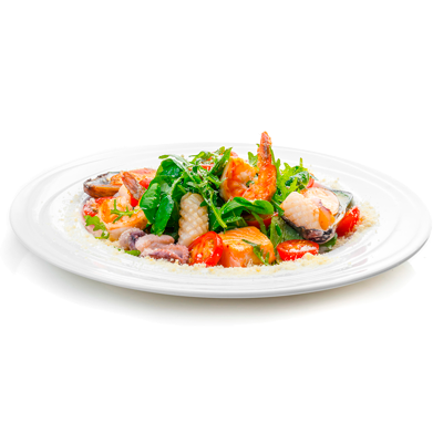 Салат из морепродуктов 